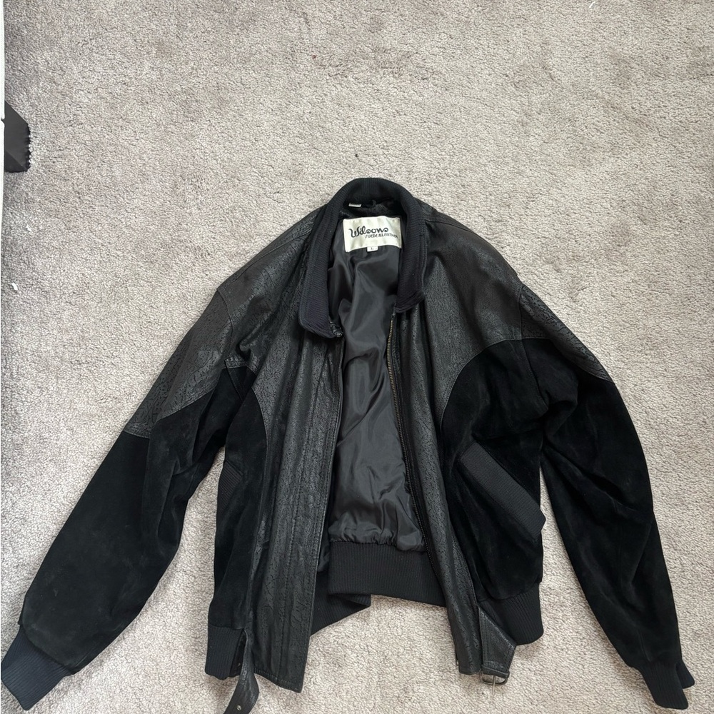Vintage 80’s Leather and Suede Jacket